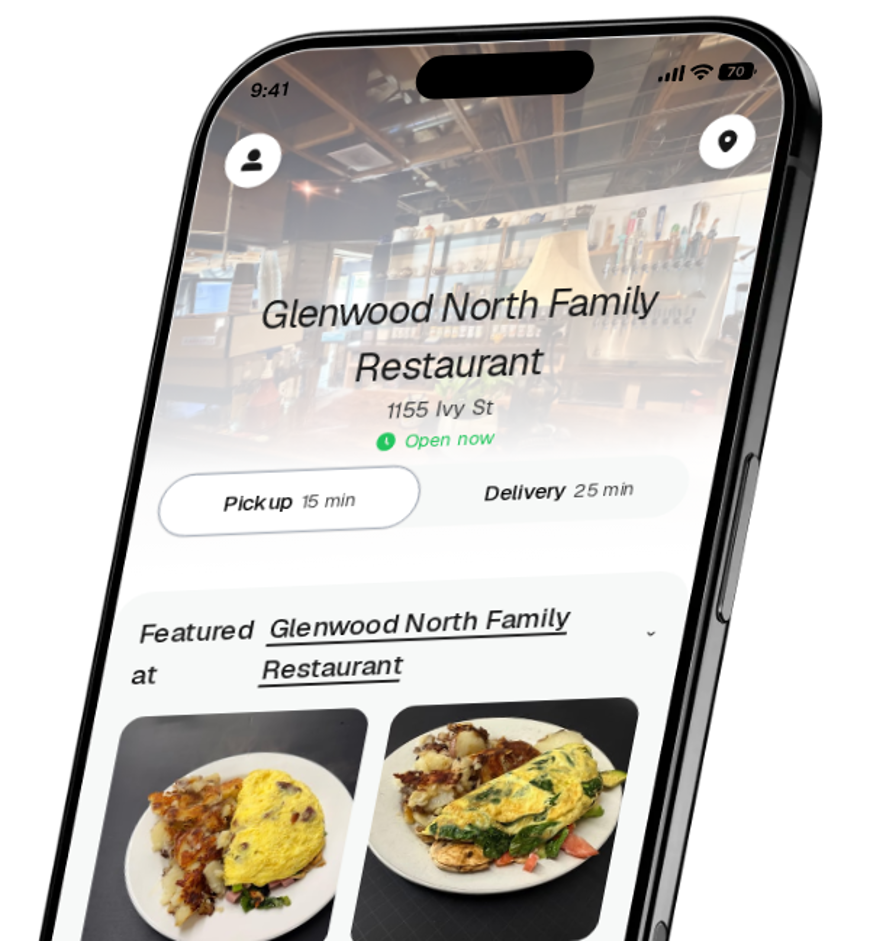 Glenwood North Family Restaurant app preview