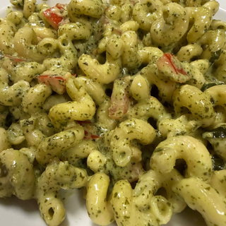 Creamy Pesto Cavatappi